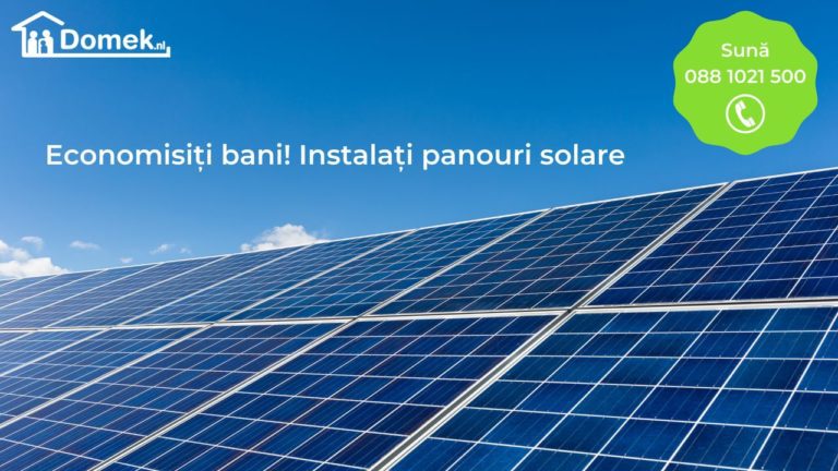 Credit pentru panouri solare pe acoperiş